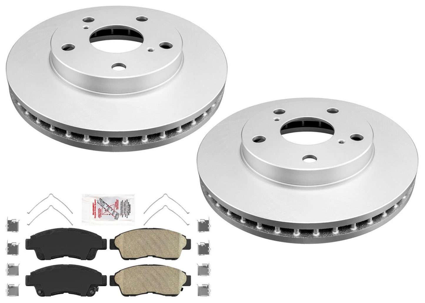 Improved Performance Front Disc Brake Rotors Brake Pads For Toyota Camry 2.2L