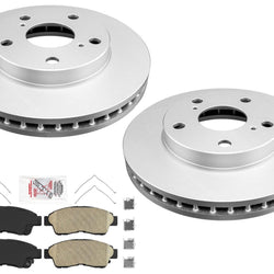 Improved Performance Front Disc Brake Rotors Brake Pads For Toyota Camry 2.2L