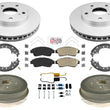 Front Disc Brake Rotors Pads Drums Shoes Springs for Toyota Camry 1992-1999
