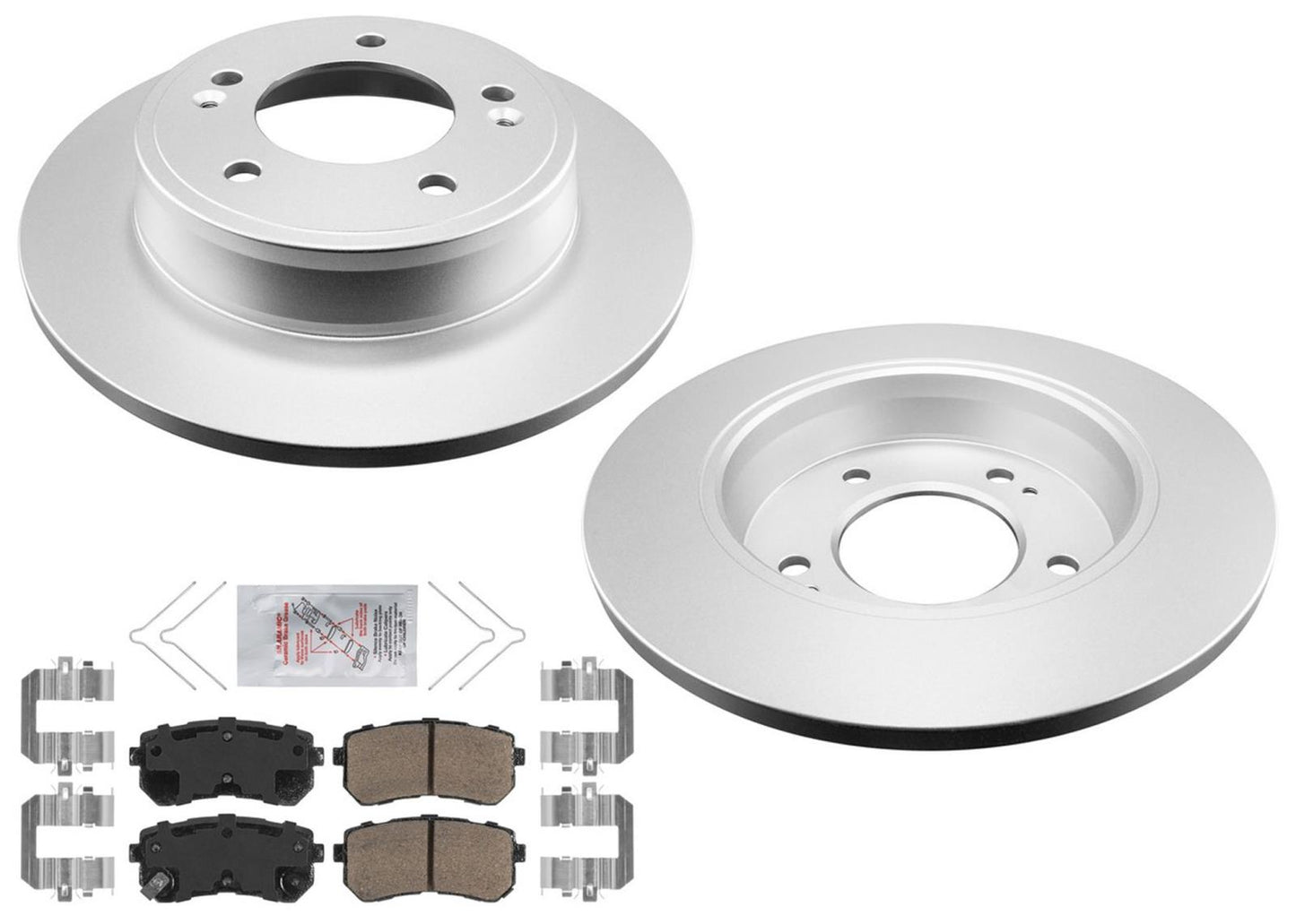 AME Improved Performance Disc Brake Rotors Pads for Hyundai Kona 18-23 FWD Turbo