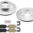 Improved Performance Disc Brake Rotors & Pads for Kia Soul 2020-2022 Turbo