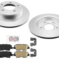 Improved Performance Disc Brake Rotors & Pads for Kia Soul 2020-2022 Turbo
