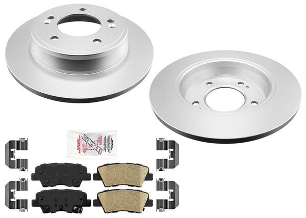 Improved Performance Disc Brake Rotors & Pads for Kia Soul 2020-2022 Turbo
