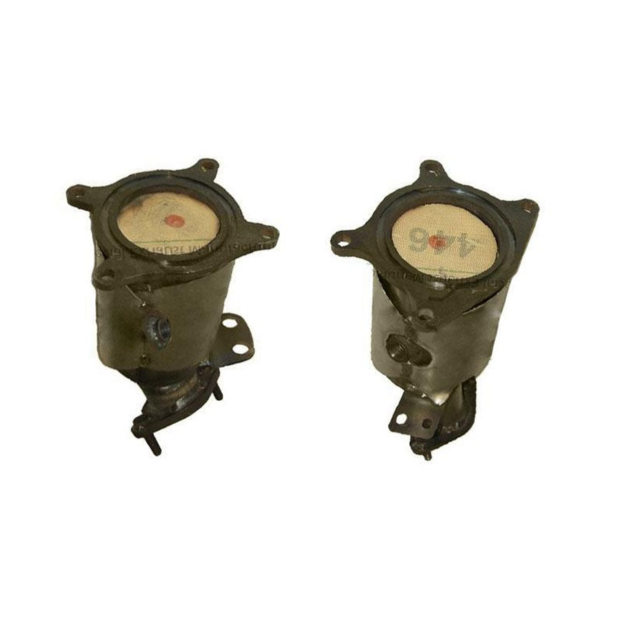 Front Catalytic Converters Firewall & Radiator Side For Ford Edge MKX 2007-2009
