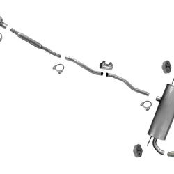 Exhaust Converter Resonator Muffler for All Wheel Drive Ford Edge 2.0L 2015-2019