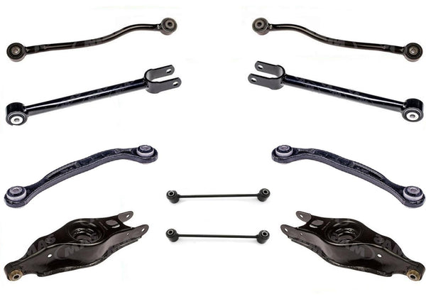 10 Pc Kit Rear Control Arms & Links fits For 2005-2022 Chrysler 300 REAR of CAR