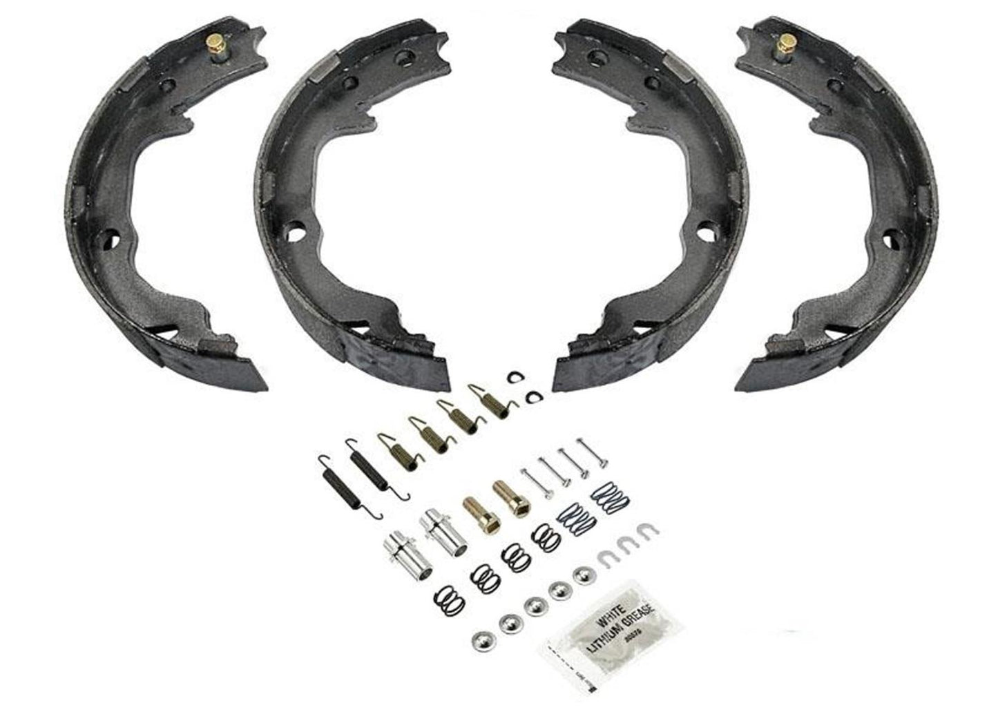 Parking Emergency Brake Shoes with Springs For Jeep Compass 07-17 5191215AA