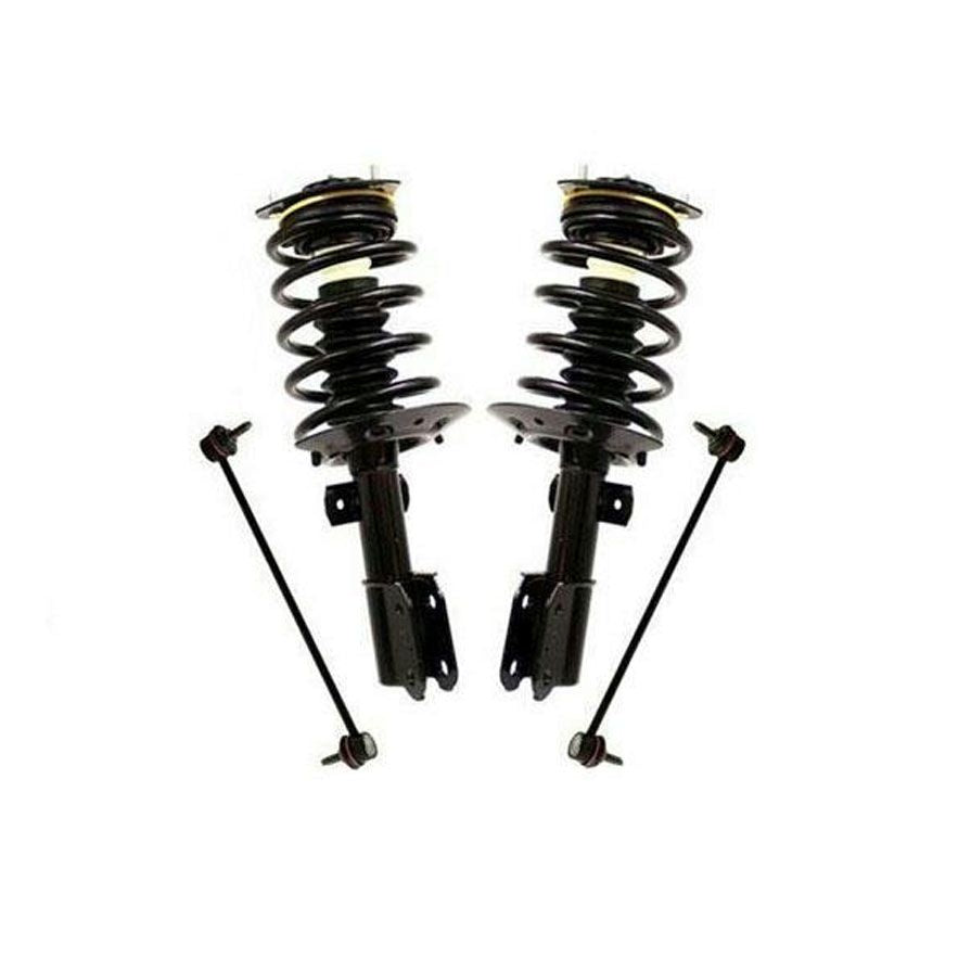 Front Wheel Drive Coil Spring Struts Sway Bar Links for Chevrolet Uplander 05-09
