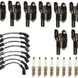 Ignition WIres Round Ignition Coils & Spark Plugs For Chevrolet Tahoe 2007-2013