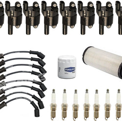 Ignition Wires Round Coils Spark Plugs & Filters For Express 1500 5.3L 08-2014