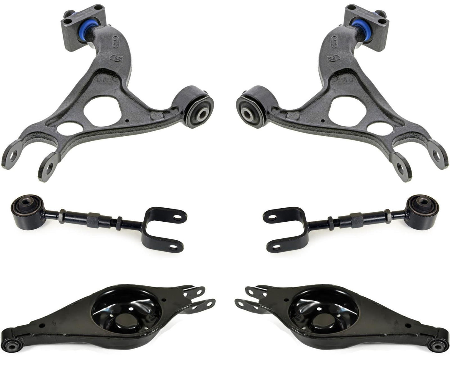 Mevotech Rear Upper & Lower & Lateral Control Arms For Ford Explorer 2011-2019