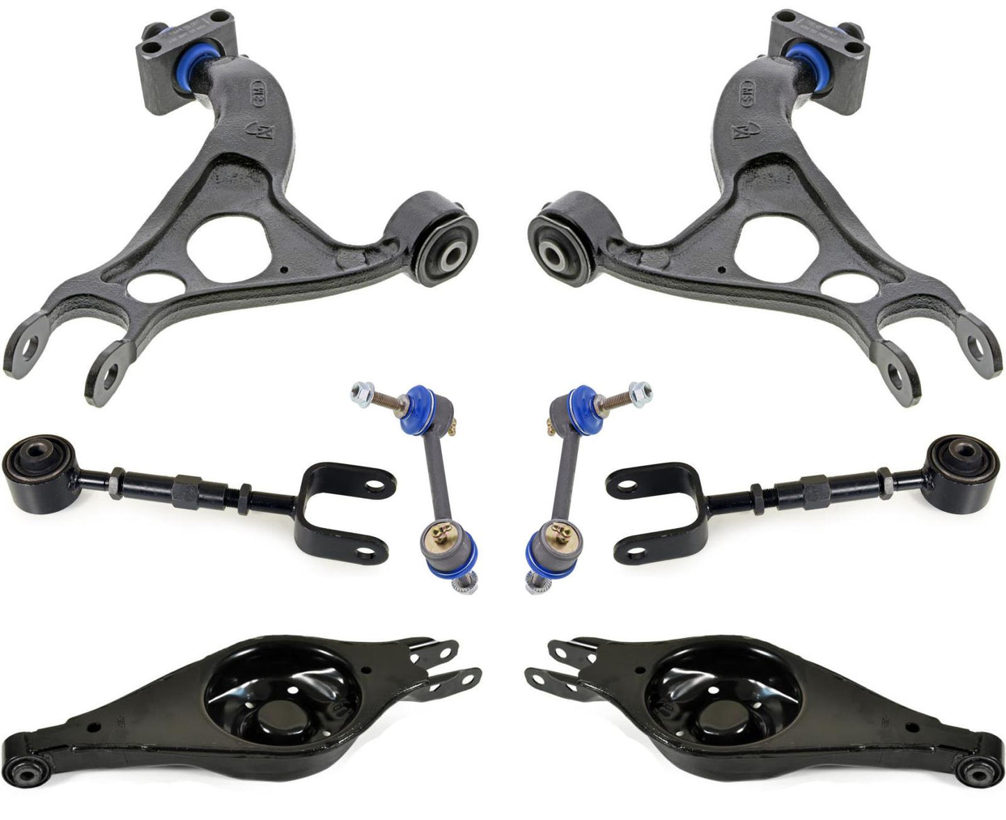 Mevotech Rear Upper Lower Lateral Control Arms & Links For Ford Explorer 11-19