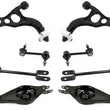 Rear Upper Lower Trailing Control Arms & Sway Bar Links For Ford Flex 2009-2011