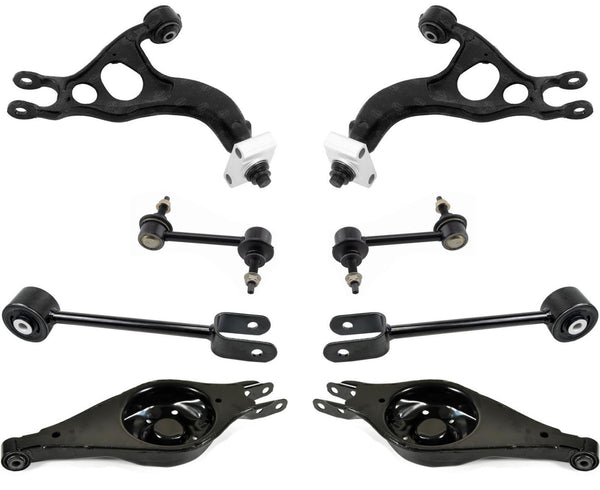 Rear Upper Lower Trailing Control Arms & Sway Bar Links For Ford Flex 2009-2011