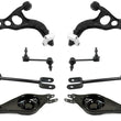 Rear Upper Lower Trailing Control Arms & Sway Bar Links For Ford Flex 2012-2019