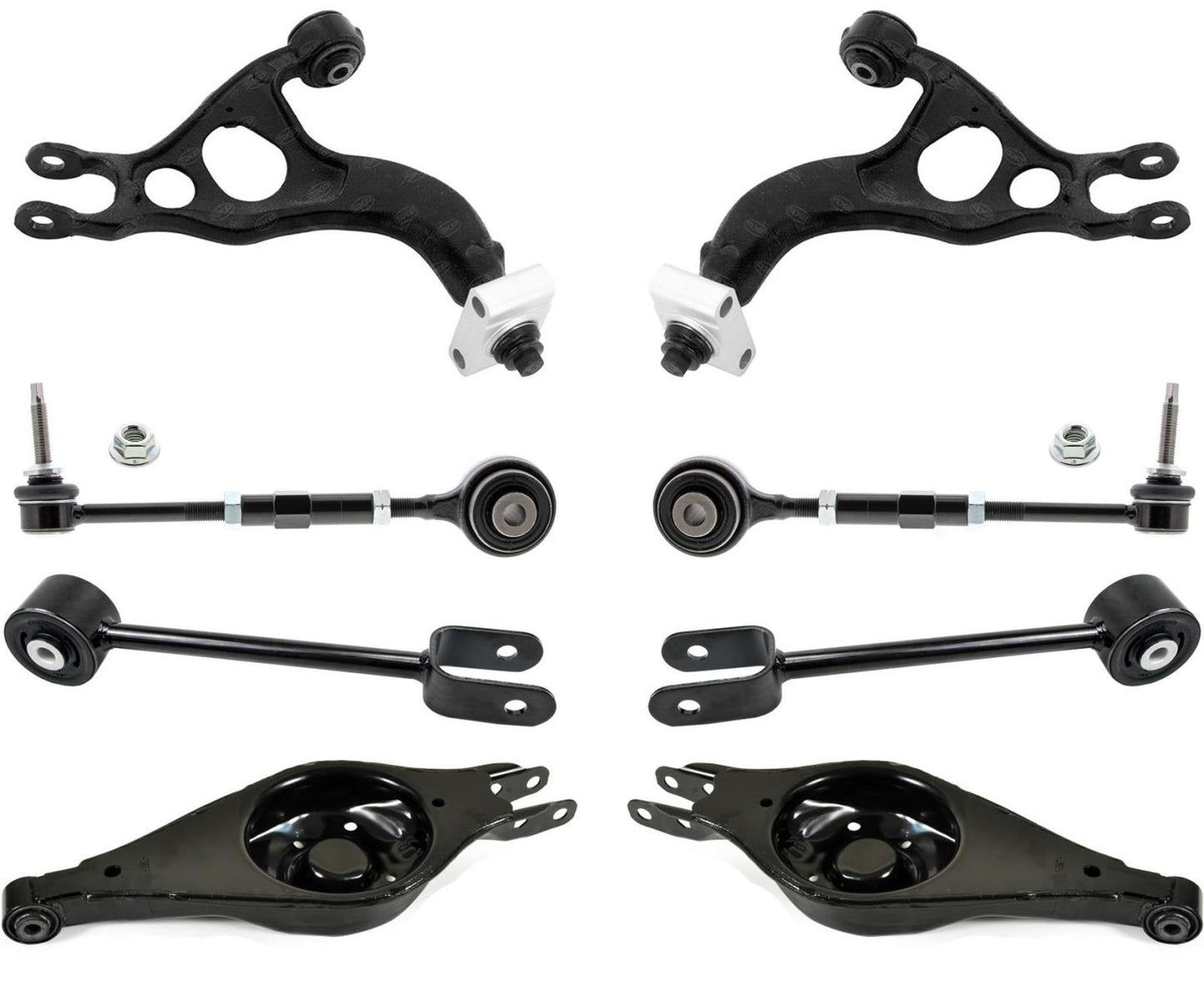 Rear Upper Lower Trailing & Lateral Control Arms For Ford Flex 2012-2019