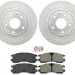 REAR Improved Performance Disc Brake Rotors Pads For Cadillac Seville STS 98-02