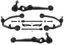 1993-1998 Lincoln Mark VIII brazos superiores e inferiores + varillas de amarre, kit de 9 piezas