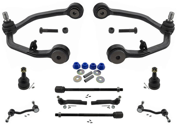 1993-1998 Lincoln Mark VIII 2 Control Arms Lower Ball Joints 11Pc Kit