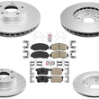 Automatic Transmission Coated Brake Rotors Brake Pad For Honda Accord 03-07 V6