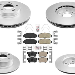 Automatic Transmission Coated Brake Rotors Brake Pad For Honda Accord 03-07 V6