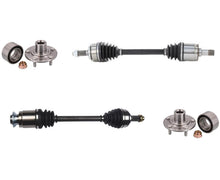 Front CV Axles & Wheel Hub For Acura ILX 2.0L 2013-2015 Automatic Transmission