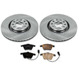 Audi A4 & A4 Quattro 34319 320MM 12 5/8 Inch Front Disc Brake Rotor & Pads