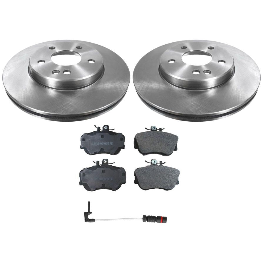 For Mercedes-Benz C280 1994-1995 C220 1994-1996 Front Brake Rotors & Brake Pads - Photo 1