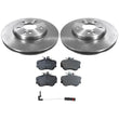 For Mercedes-Benz C280 1994-1995 C220 1994-1996 Front Brake Rotors & Brake Pads