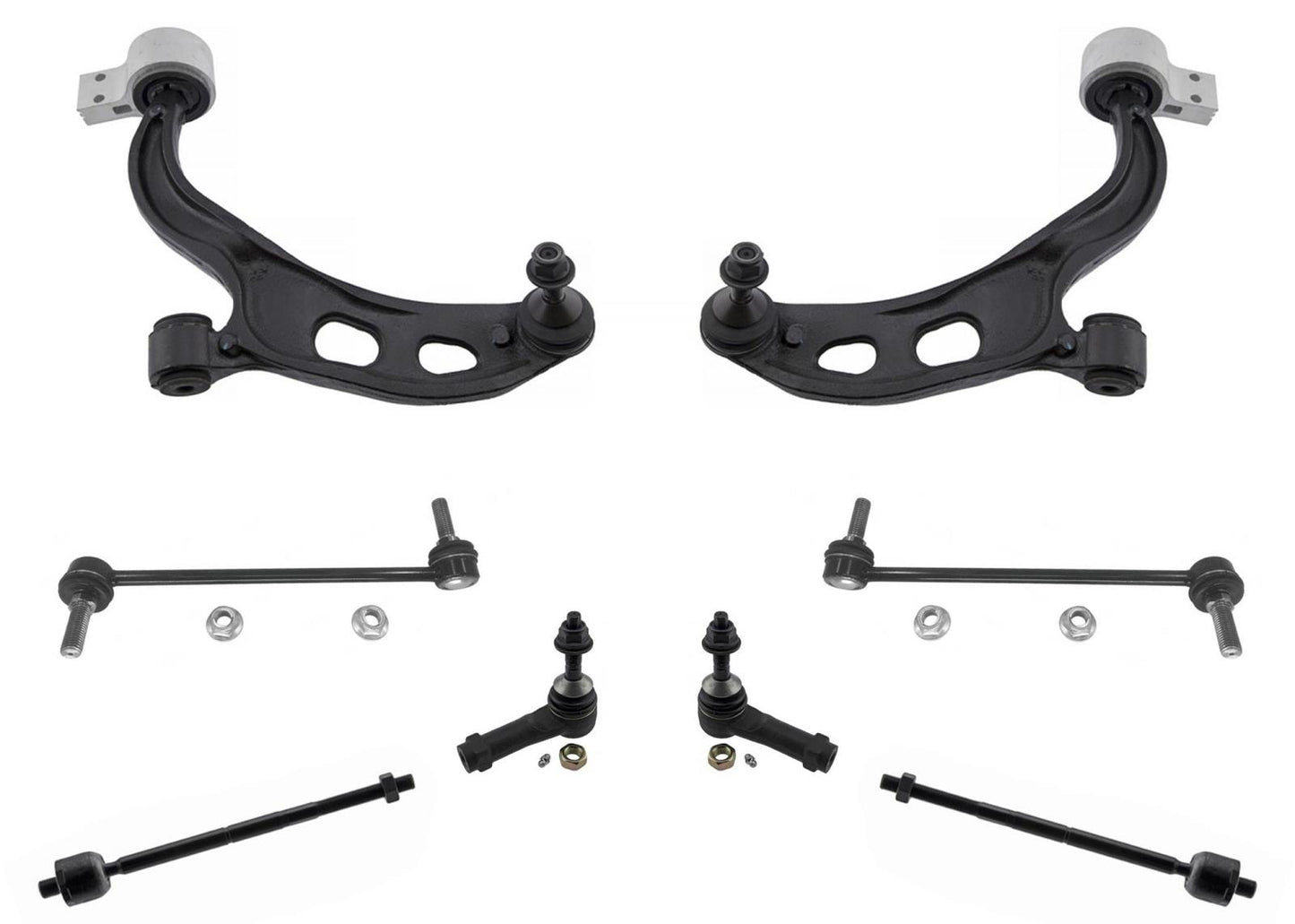 Se adapta al brazo de control Taurus Flex (2) 10-12 con bujes y varillas de unión de rótula, 8 piezas