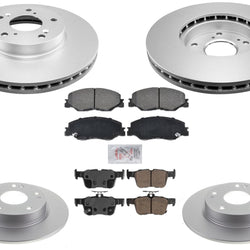 Ceramic Brake Pads & Coated Disc Brake Rotors For Honda Civic 1.5L 2.0L 22-2024