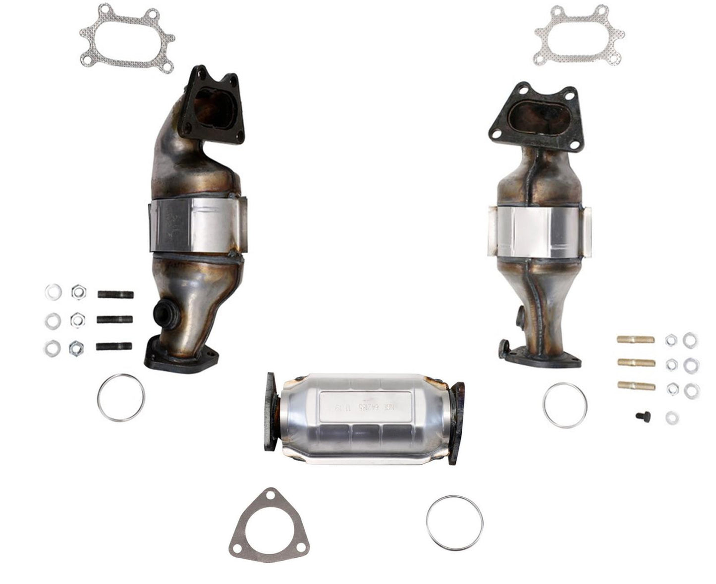 Front & Rear CARB Approved Catalytic Converter For Honda Pilot 2005-2008