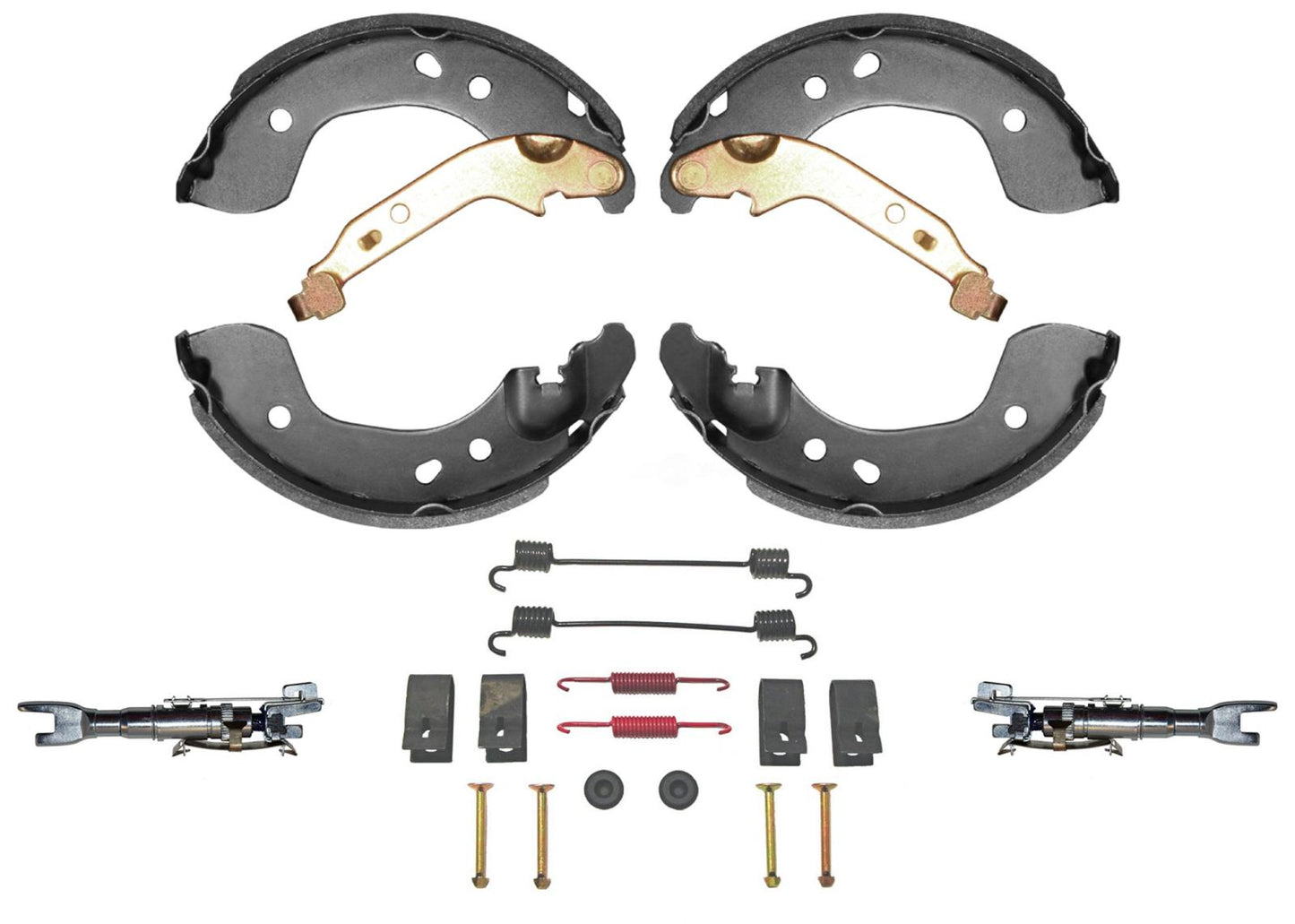 Brake Shoes, Brake Springs, Brake Shoe Adjusters For Nissan Versa 2012-2019