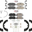 Front + Rear Disc Brake Pads Parking For Land Rover Ranger Rover 06-09 4.4 HSE