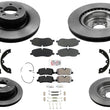 Carbon Disc Brake Rotors Pads For Land Rover Ranger Rover 10-12 5.0L HSE Natural