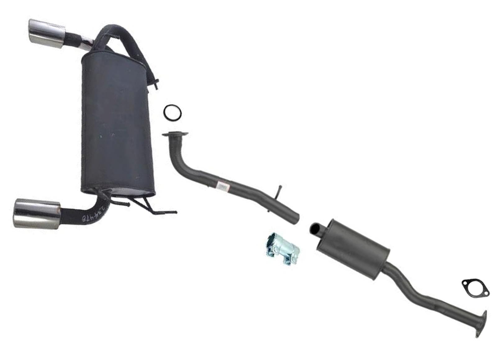 Extension Pipe Muffler & Rear Muffler For Infiniti FX35 2005-2008 97648 234478