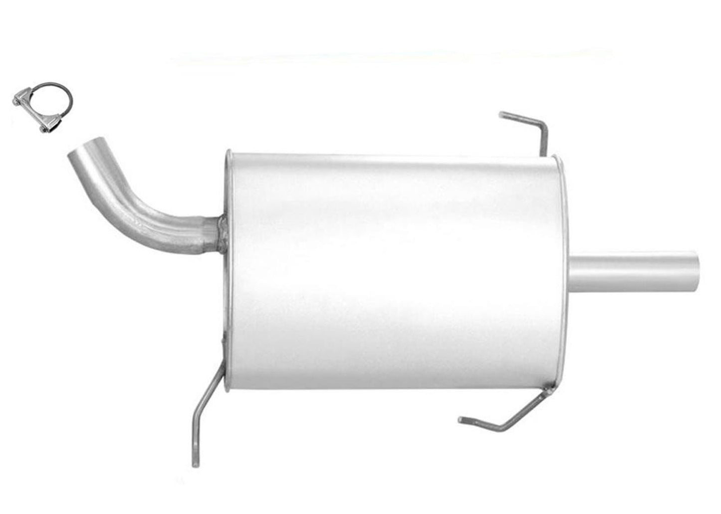 Eagle Brand Rear Muffler Exhaust With Clamp 792300 for Nissan Altima 1998-2001