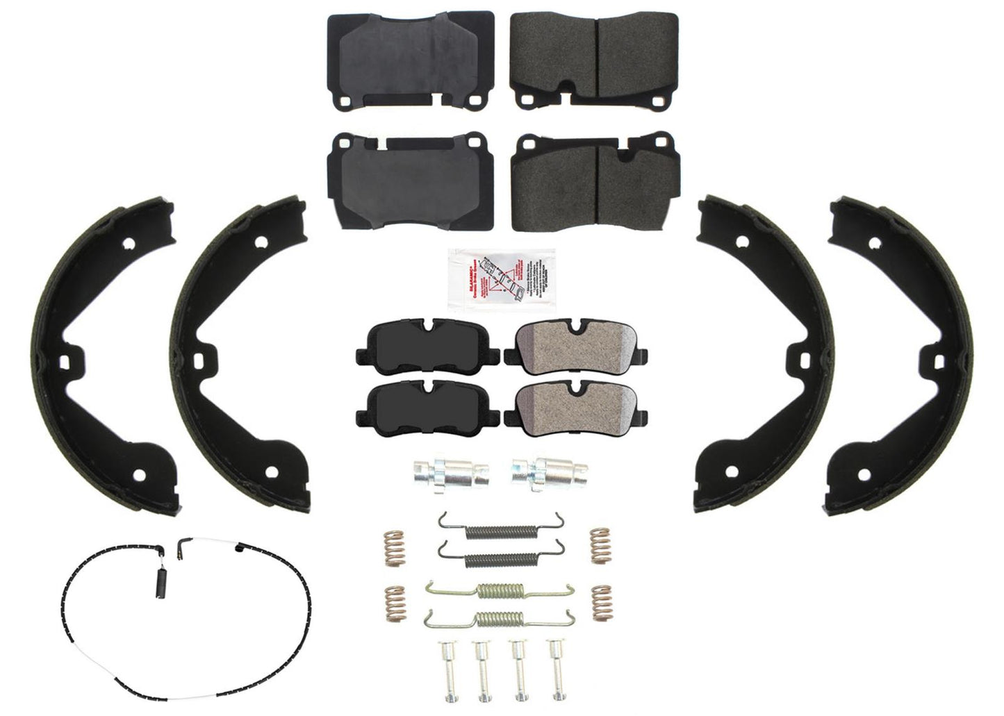 F&R Disc Brake Pads Parking For Land Rover Ranger Rover 06-09 4.2 Supercharged