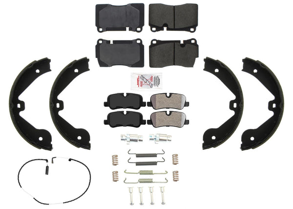 F&R Disc Brake Pads Parking For Land Rover Ranger Rover 06-09 4.2 Supercharged