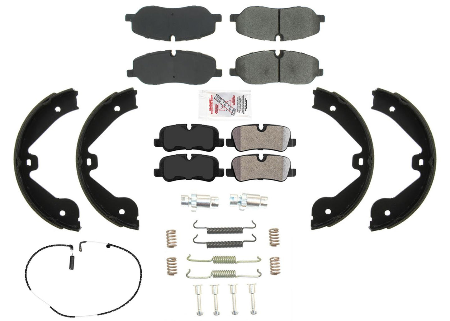Front + Rear Disc Brake Pads For Land Rover Ranger Rover 10-12 5.0L HSE Natural