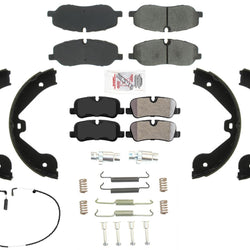 Front + Rear Disc Brake Pads For Land Rover Ranger Rover 10-12 5.0L HSE Natural