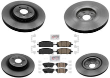 F & R Disc Brake Rotors Brake Pads For Infiniti QX60 Pathfinder 2022 2023 2024