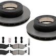 Front Rotors Pads For Ford F450 F550 Super Duty 2000-04 with 14.5 INCH DIAMETER