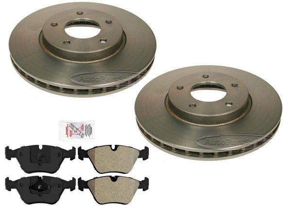 Performance Carbon Disc Brake Rotors Brake Pads for Jaguar Vanden Plas 1998-2003