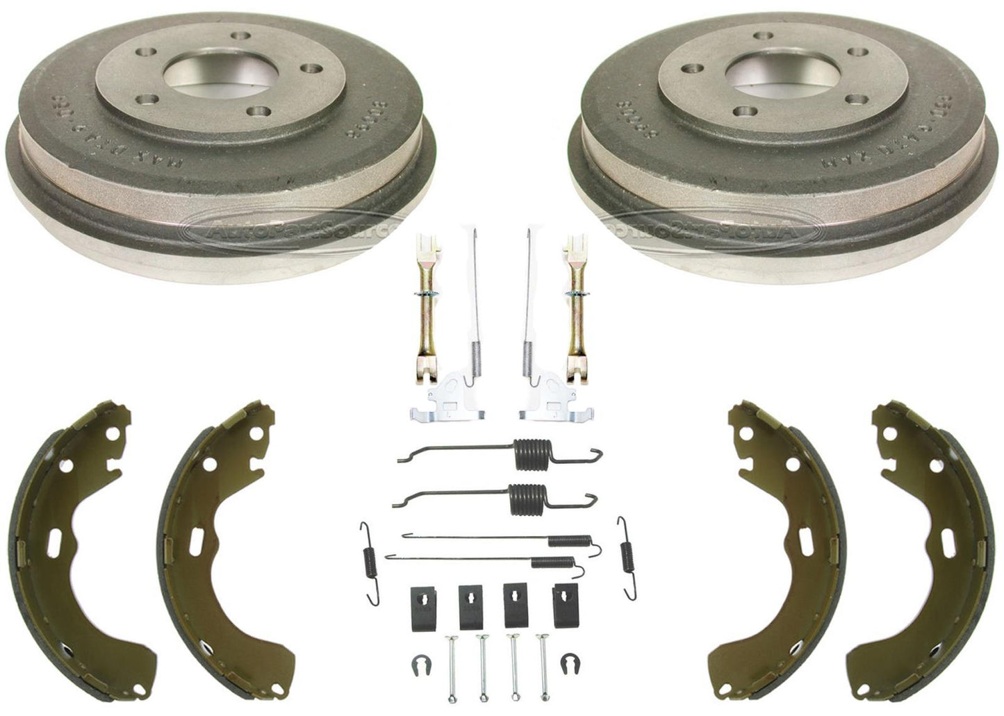 Rear Brake Drums Rear Brake Shoes Springs Adjusters For Ford Escape 2001-2007