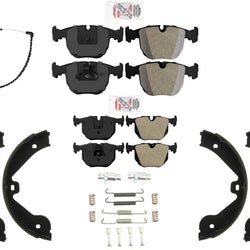 Disc Brake Pads Parking Brake Shoes Springs for Land Rover Range Rover 03-05