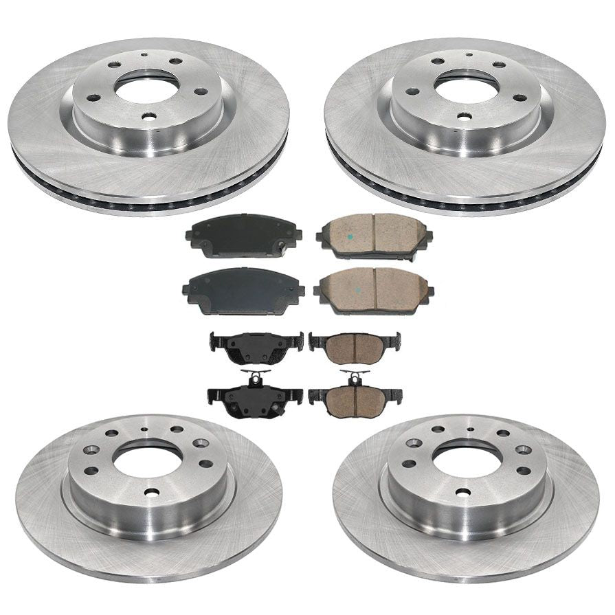 Improved Performance F&R Disc Brake Rotors for Mazda CX-30 20-23 All Wheel Drive