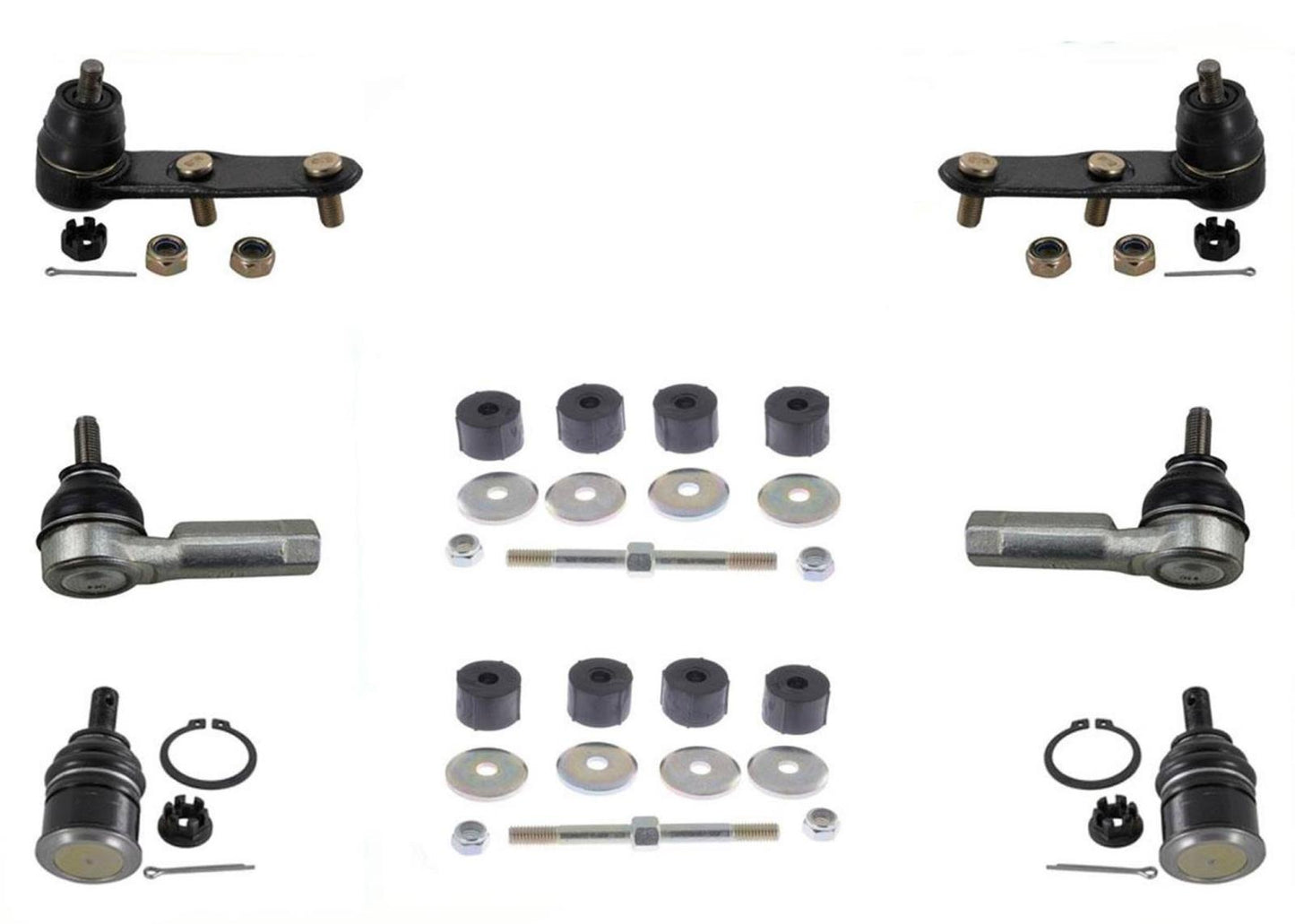 Outer Tie Rods Ball Joints & Links For 1988 1989 1990 1991 Honda Prelude
