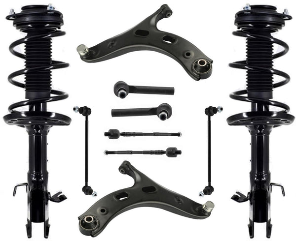 Front Struts Control Arms Ball Joints Tie Rods & Links For Crosstrek 2018-2020