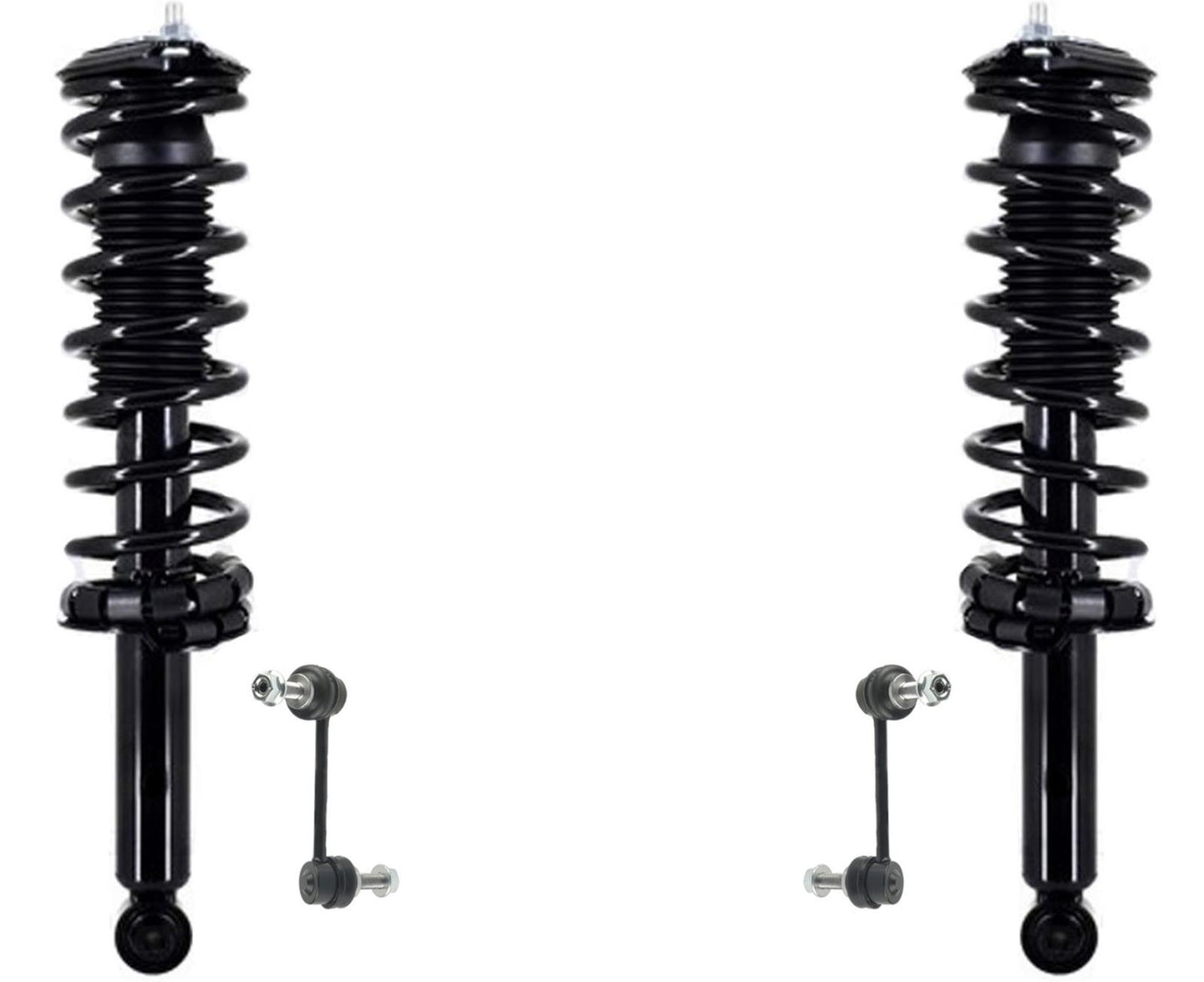 Rear Complete Struts Assembly & Sway Bar Links For Subaru Crosstrek 2018-2020